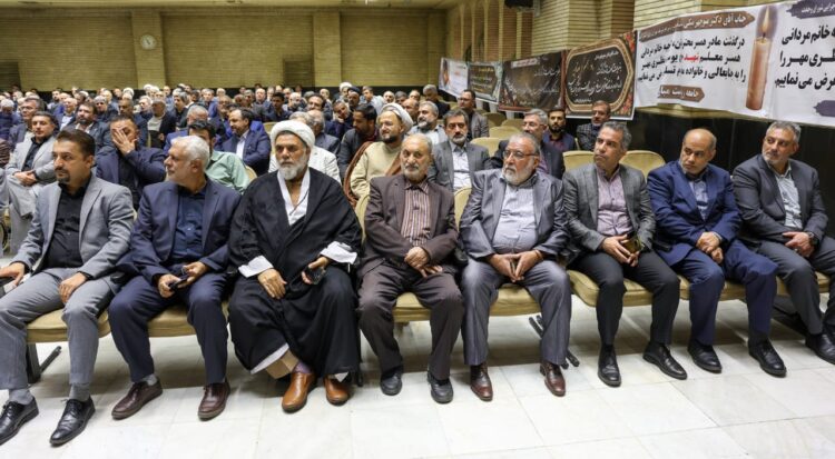 مراسم ترحیم هفتمین روز در گذشت مادر همسر دکتر منوچهر متکی (+فیلم)